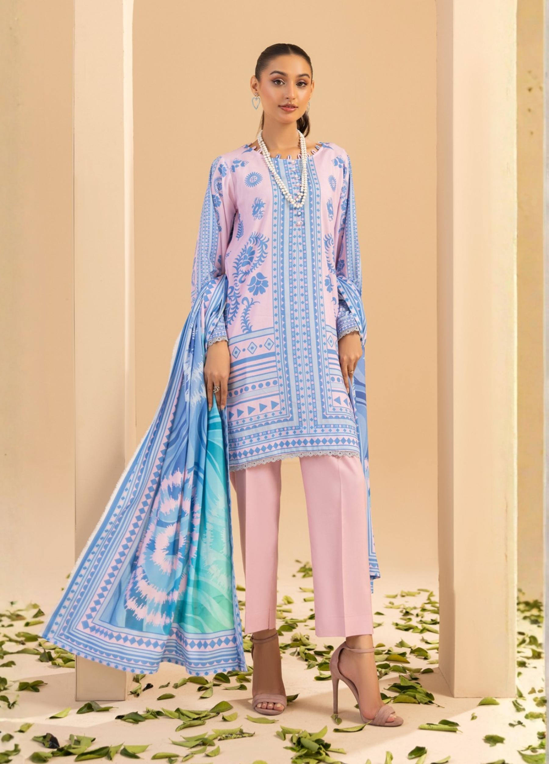 Fatima Maryam by Motifz Unstitched  Linen Print 3 Piece Suits Volume:2 Design:08