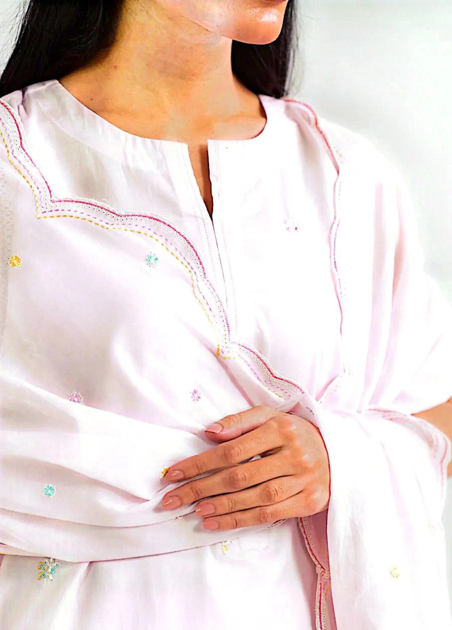 Beyond East Beena Embroidered Lawn 3 PC Suit | Summer Collection – Design 1