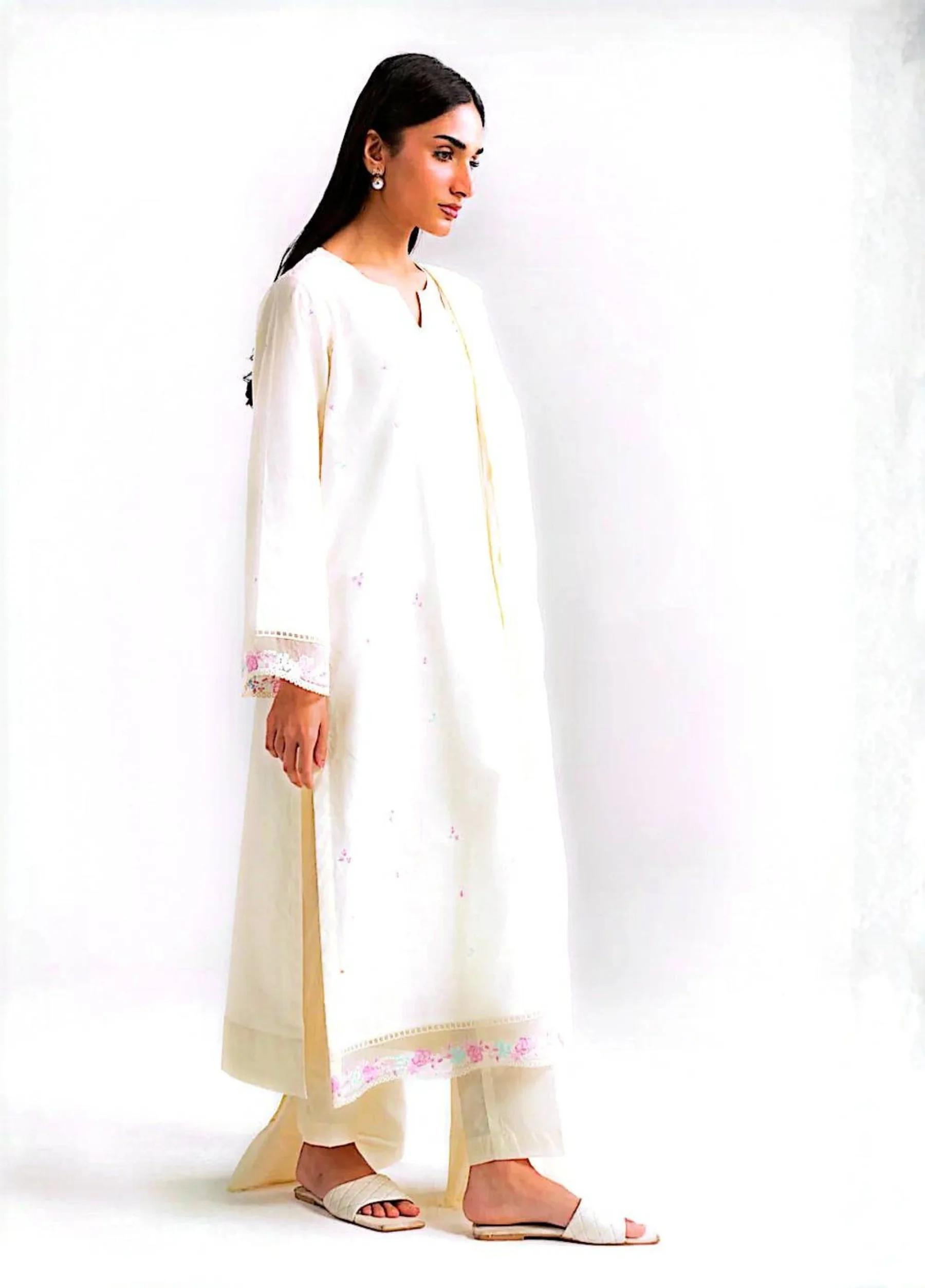 Beyond East Beena Embroidered Lawn 3 PC Suit | Summer Collection – Design 6