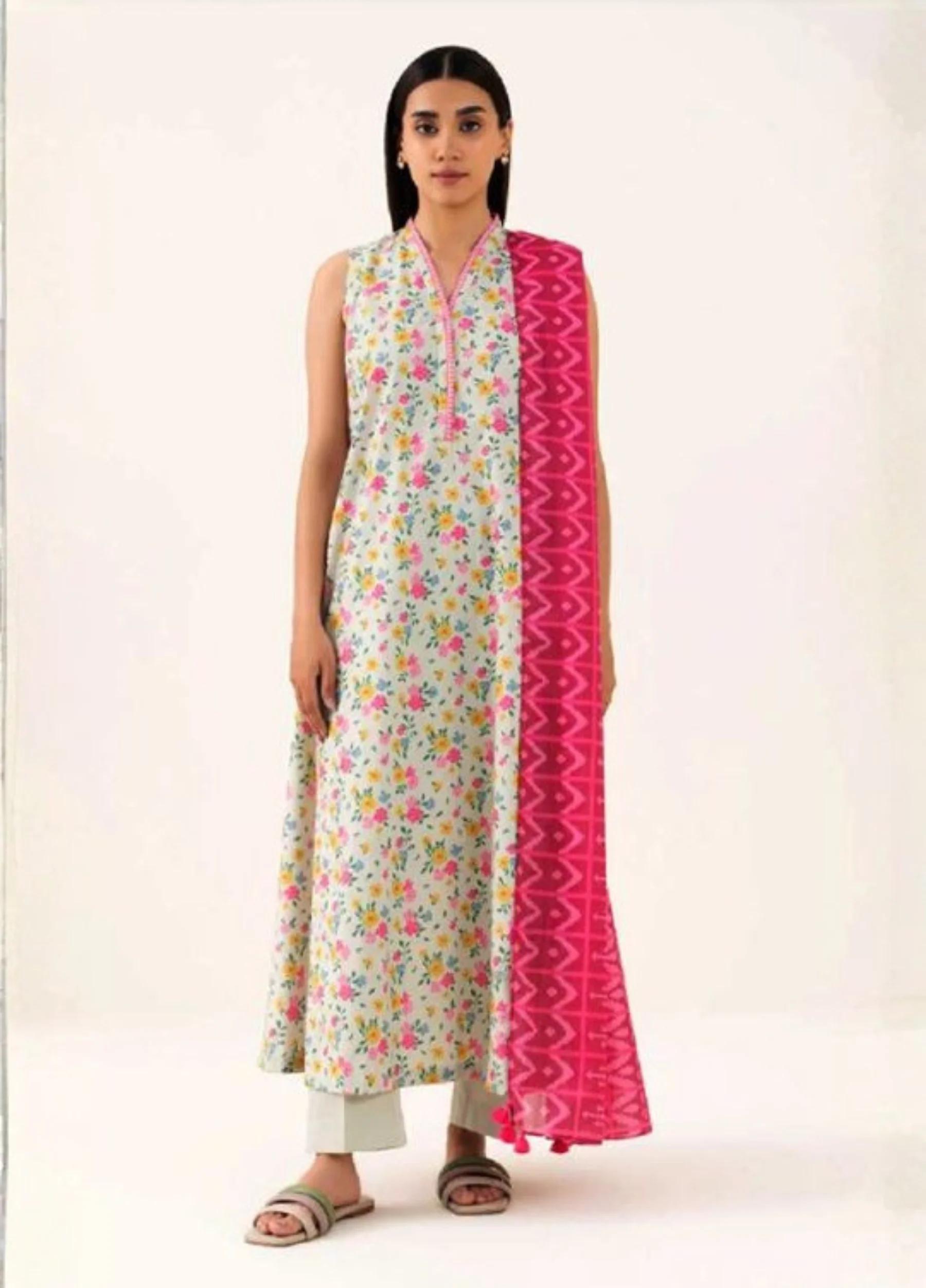 Sapphire Daily Summer Collection – 3 Piece Printed Lawn Suit | Design 02
