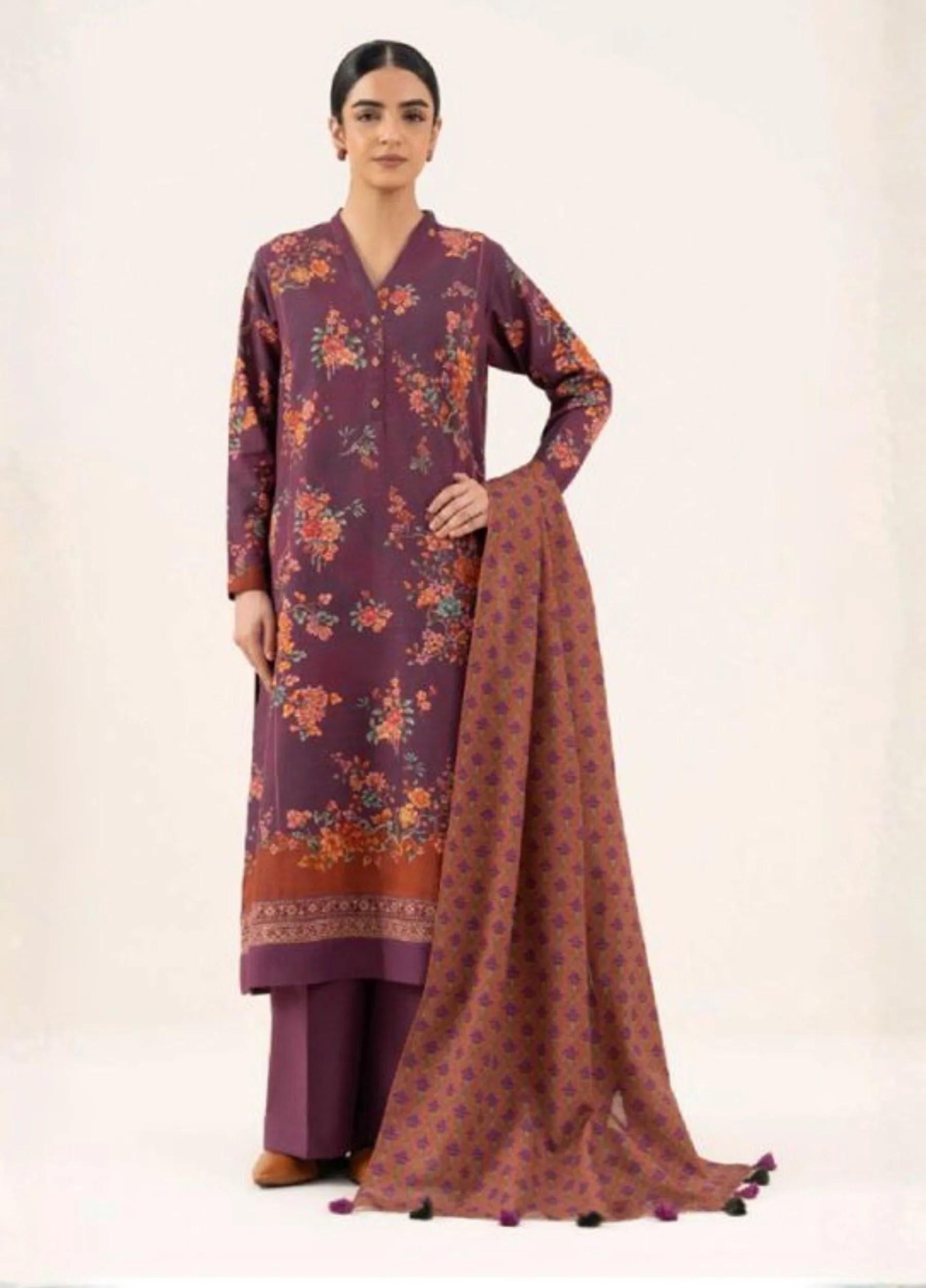 Sapphire Daily Summer Collection – 3 Piece Printed Lawn Suit | Design 08