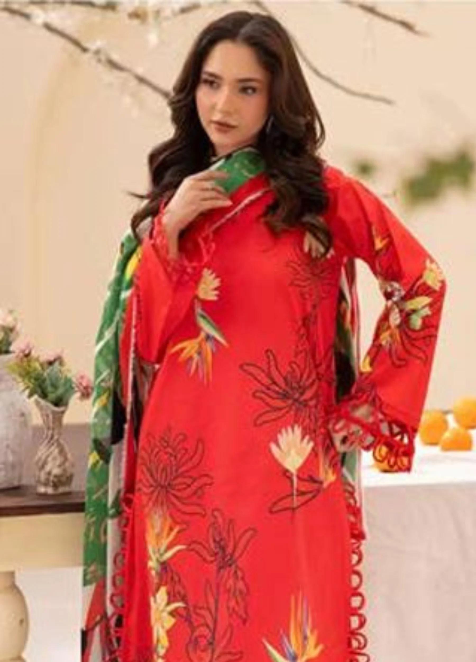 Haseen By Rangreza – Unstitched 3 PC Lawn Collection | Art 03