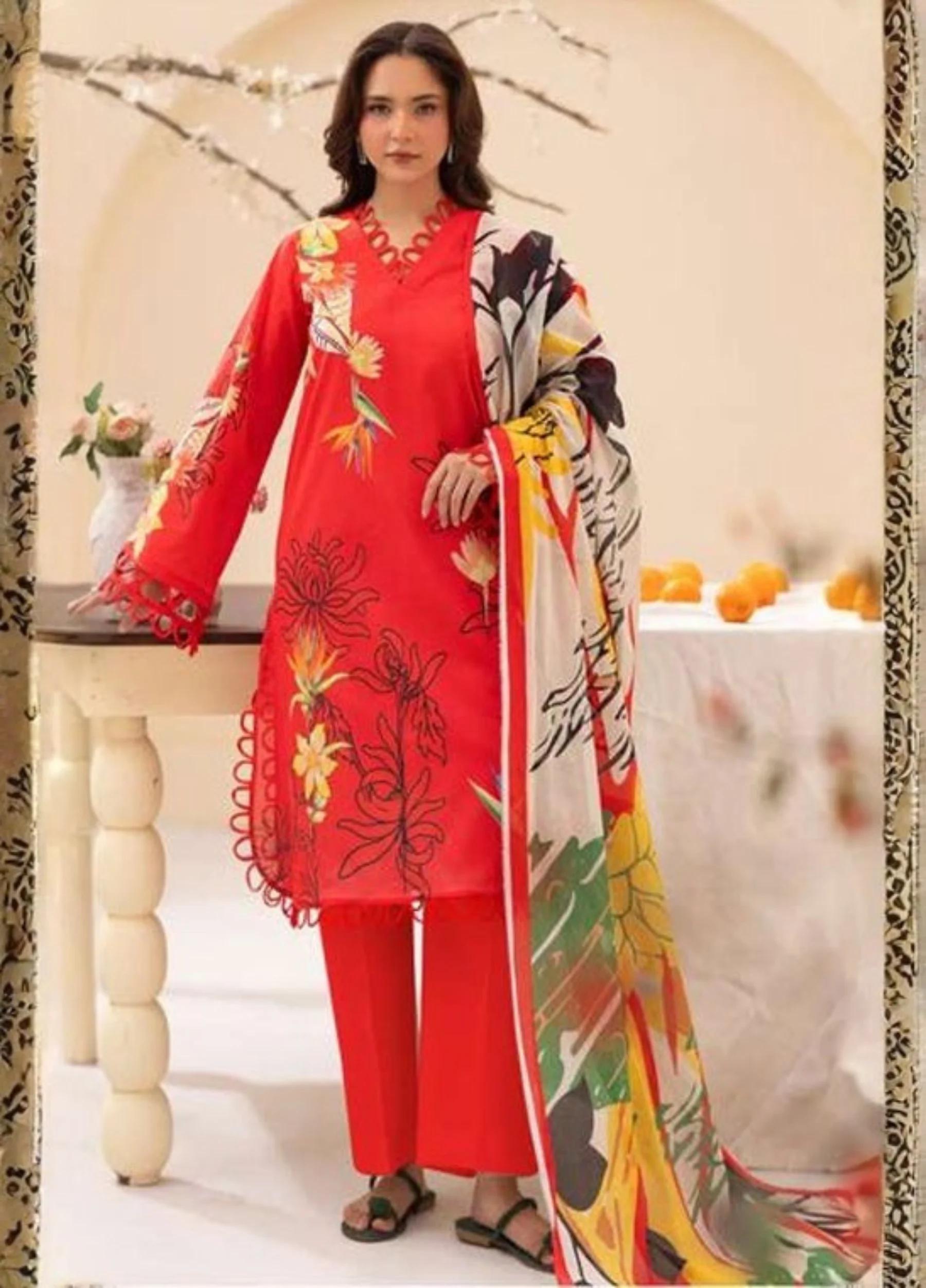 Haseen By Rangreza – Unstitched 3 PC Lawn Collection | Art 03