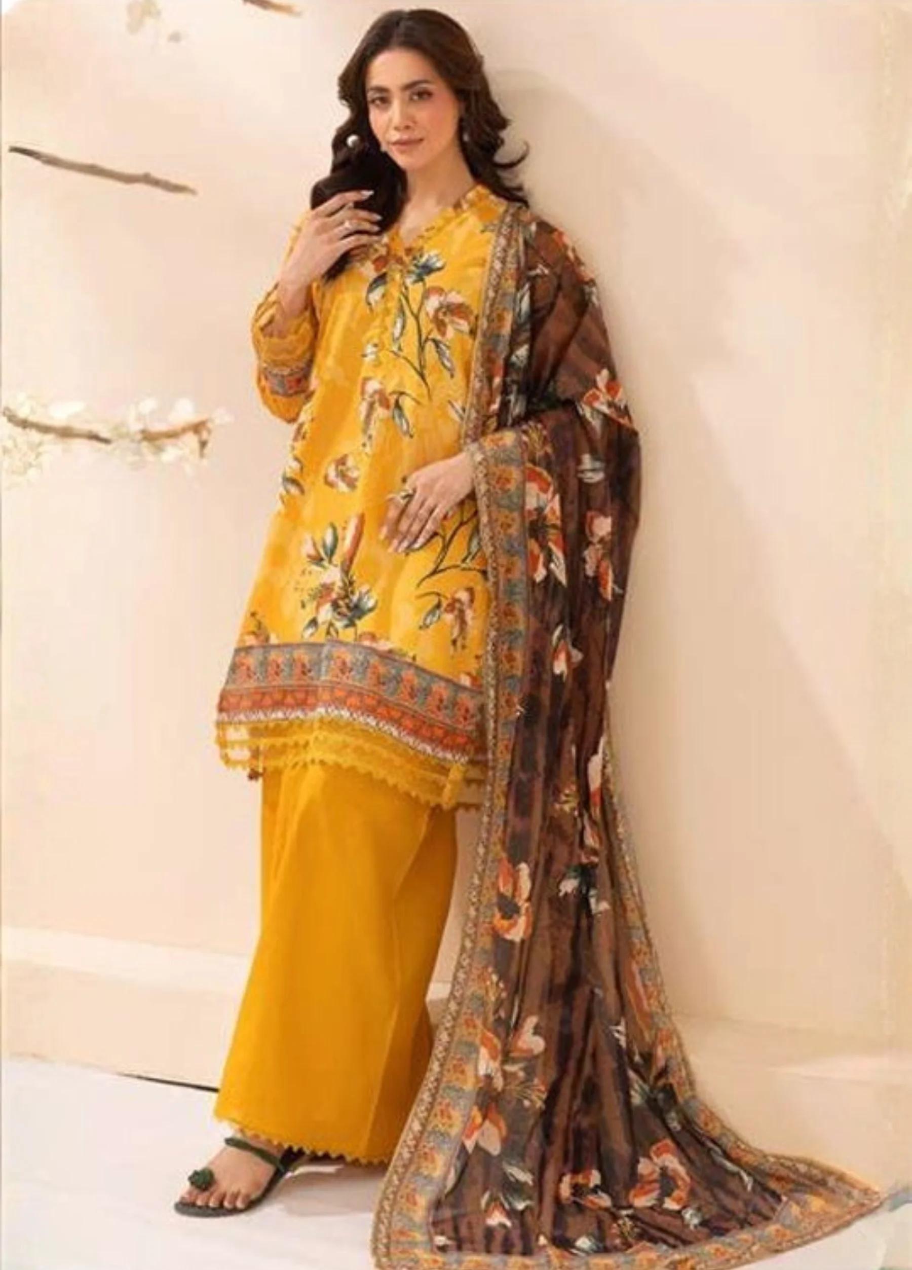 Haseen By Rangreza – Unstitched 3 PC Lawn Collection | Art 05