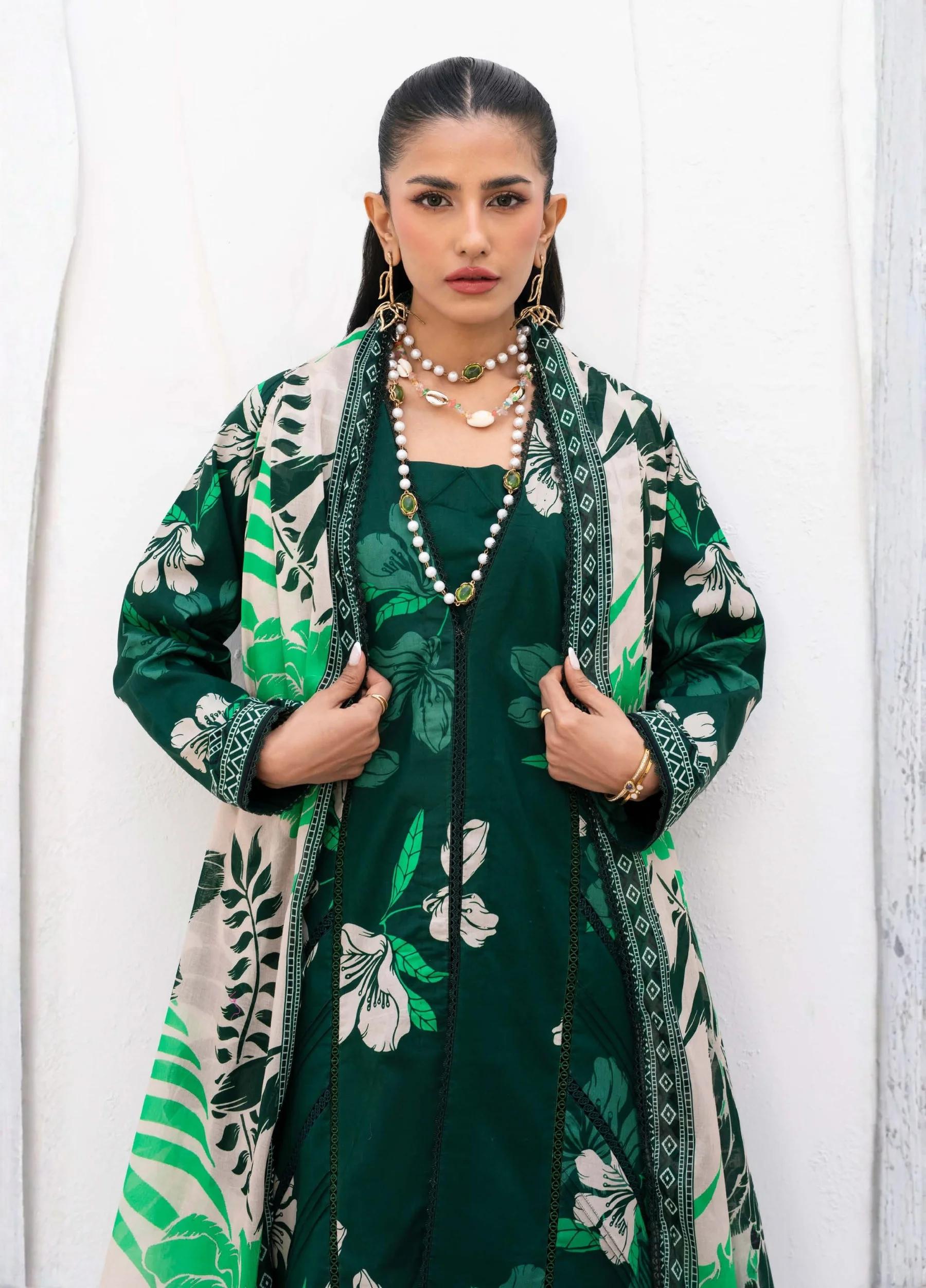 Yakin by Asifa – 3-Piece Unstitched Lawn Suit | Summer Collection 2026 | Article YBA-03