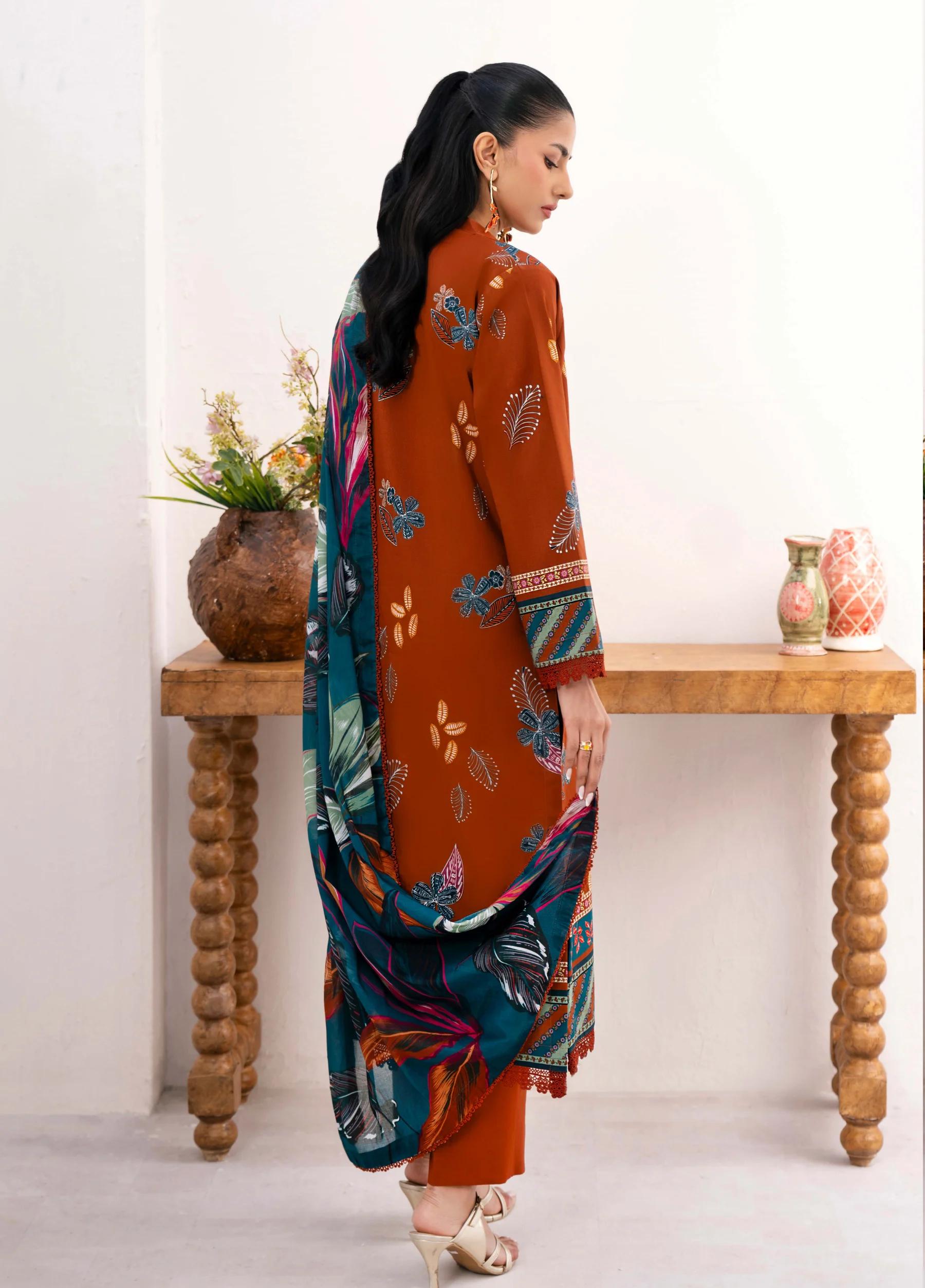 Yakin by Asifa – 3-Piece Unstitched Lawn Suit | Summer Collection 2026 | Article YBA-10