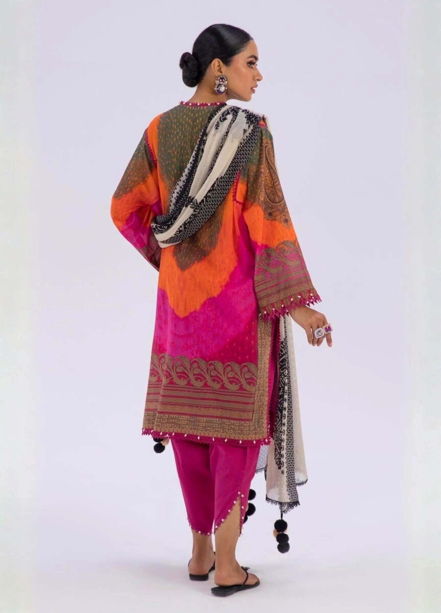 Sana Safinaz Volume 2 – Unstitched Lawn 3 Piece Suit Summer Collection D-08