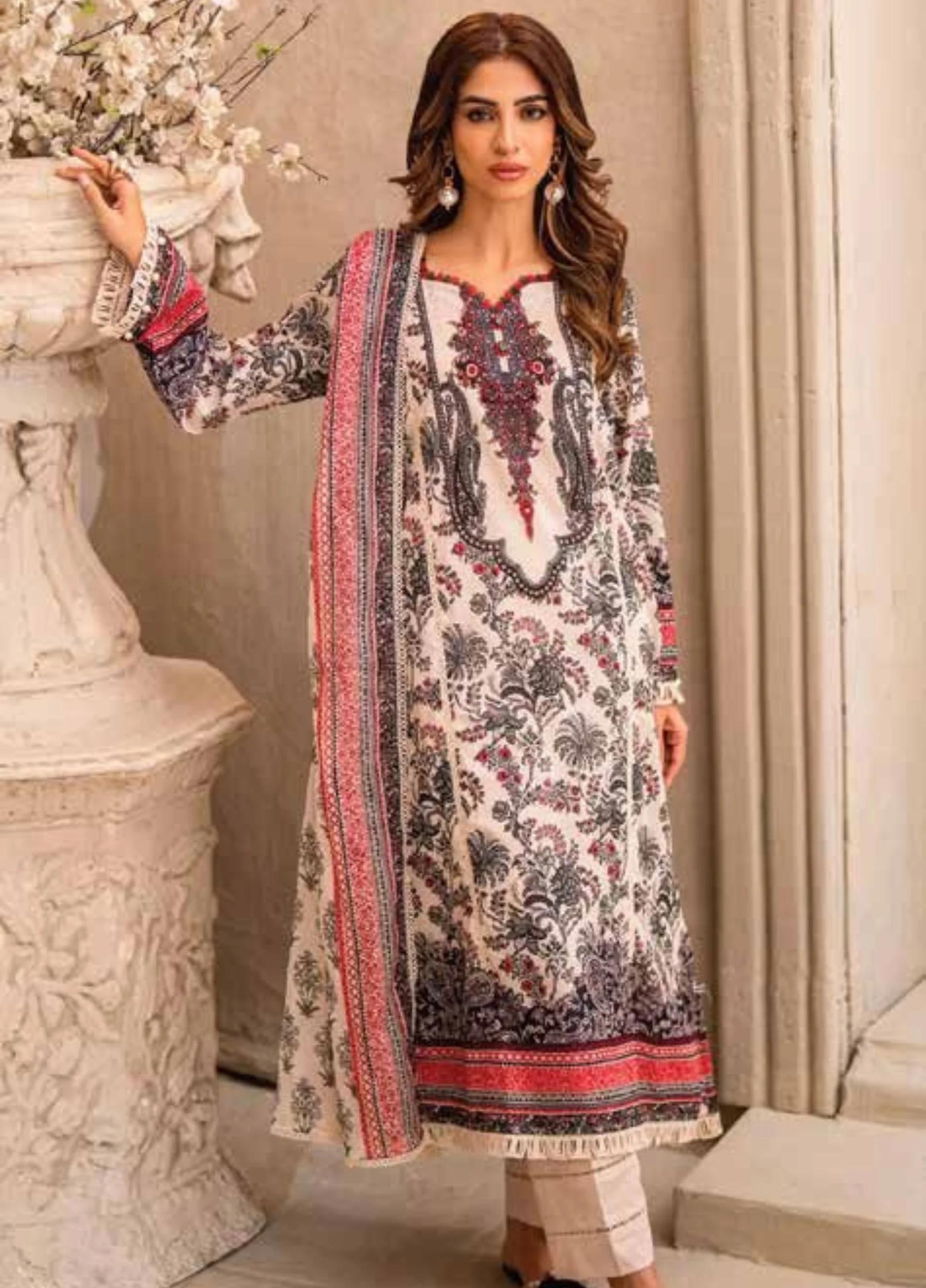 Gul Ahmed Summer Lawn Unstitched 3-Piece Suit – SD-42088