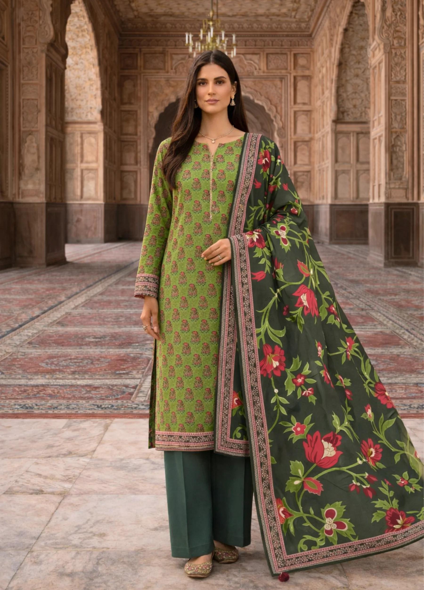 Janan Lawn Collection 2026 – Printed Lawn Suit Summer Collection D-07