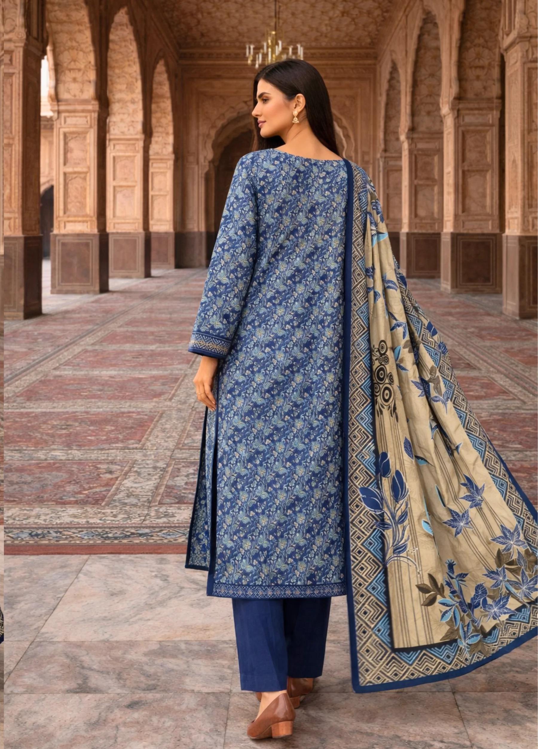 Janan Lawn Collection 2026 – Printed Lawn Suit Summer Collection D-09