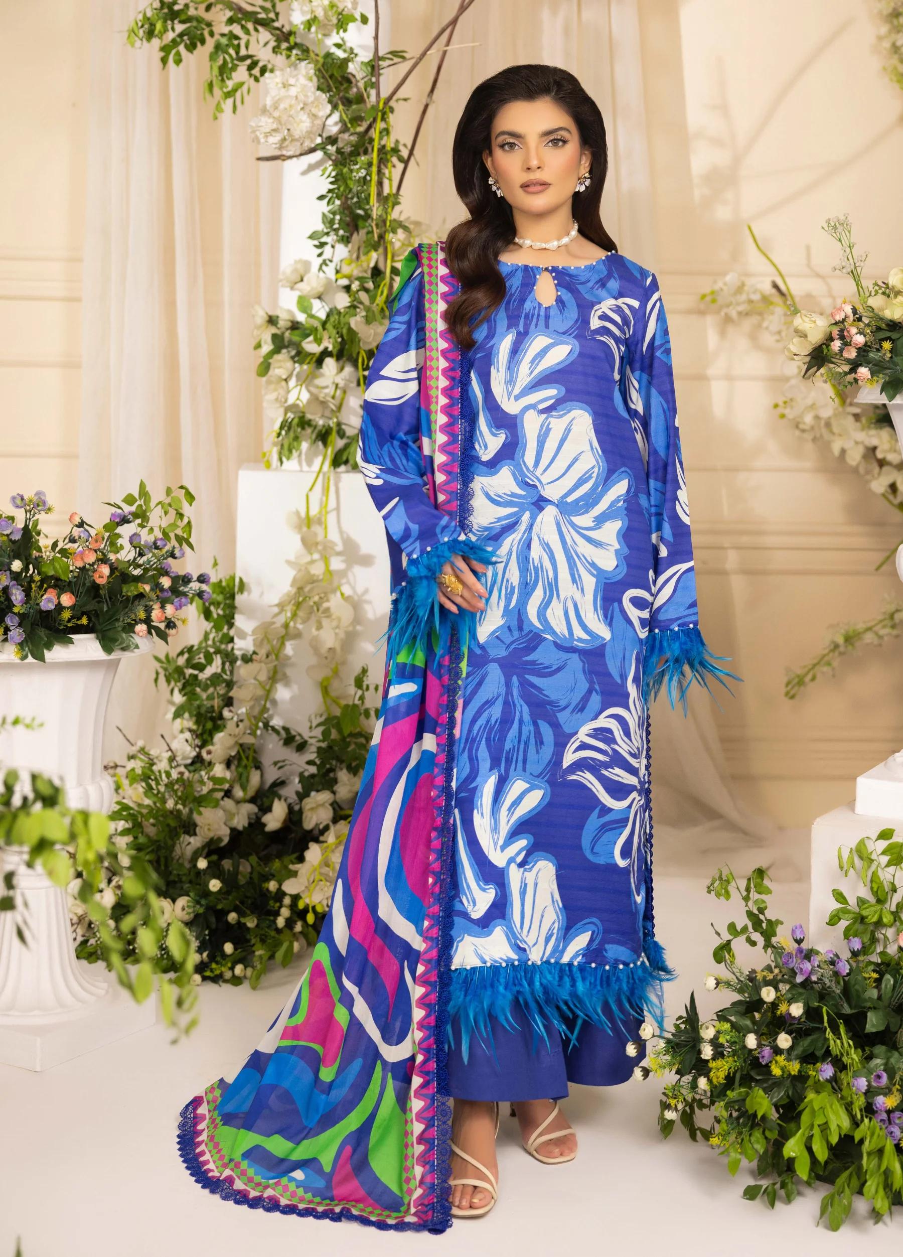 Naqsh by Rangreza Summer Glow Luxury Lawn Unstitched 3-Piece Suit – Article 00153