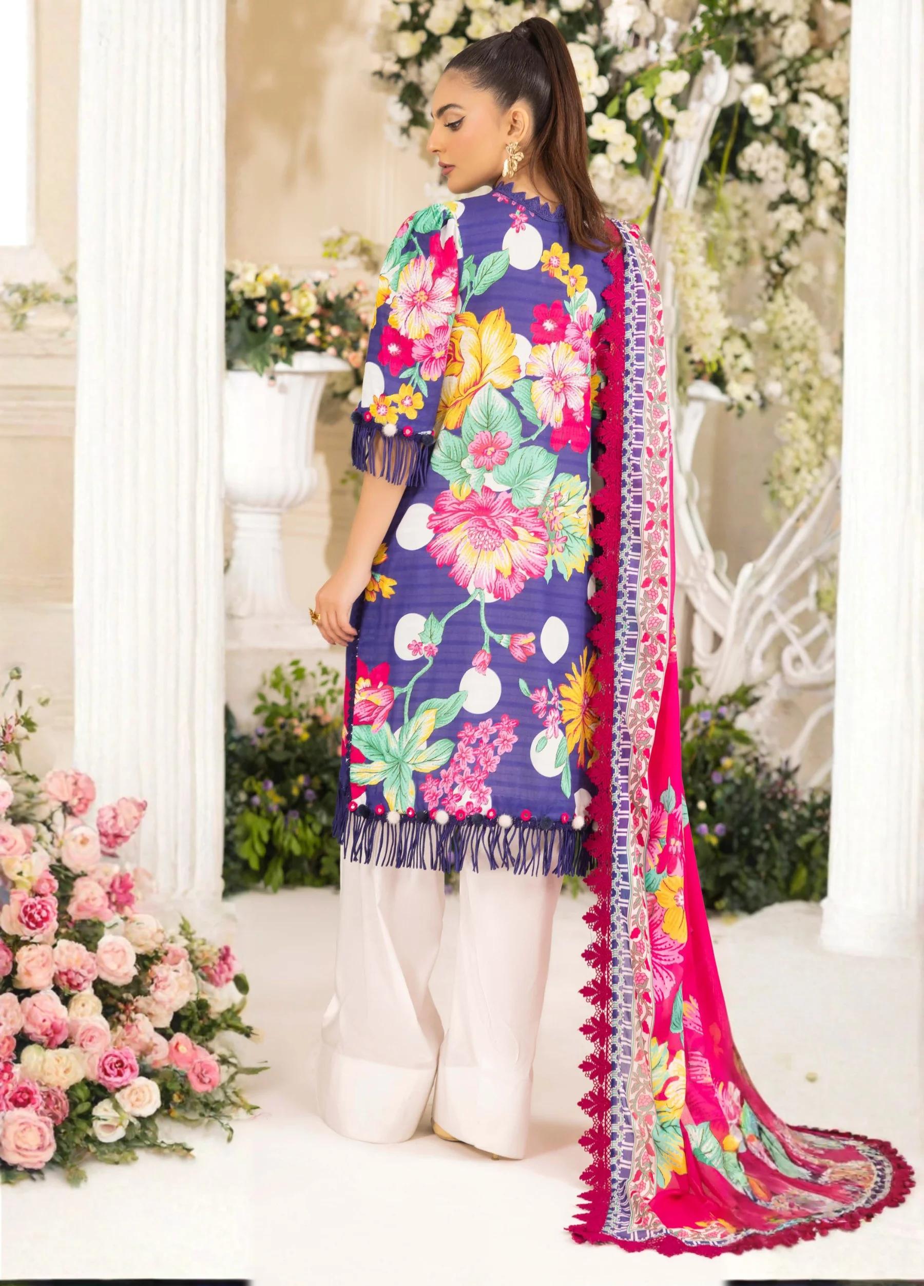 Naqsh by Rangreza Summer Glow Luxury Lawn Unstitched 3-Piece Suit – Article 00159