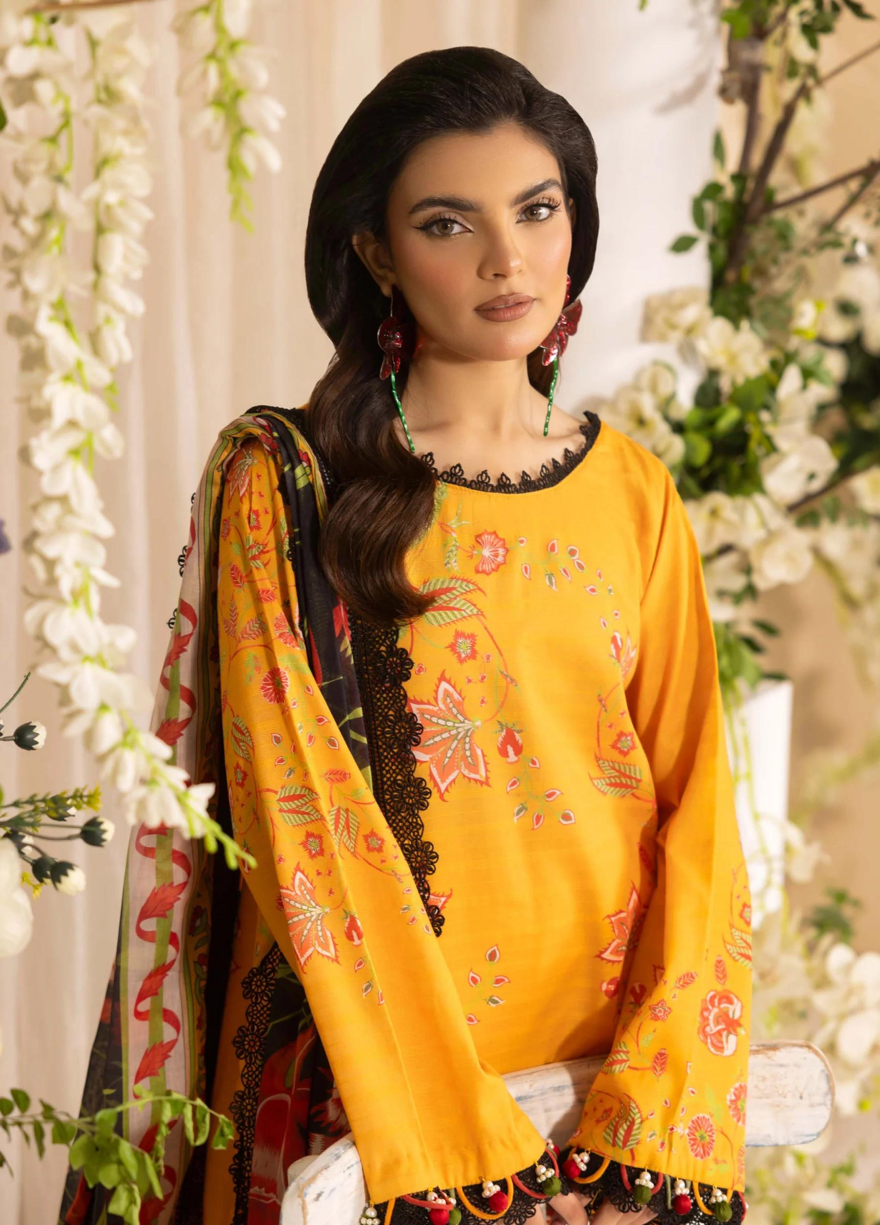 Naqsh by Rangreza Summer Glow Luxury Lawn Unstitched 3-Piece Suit – Article 00158