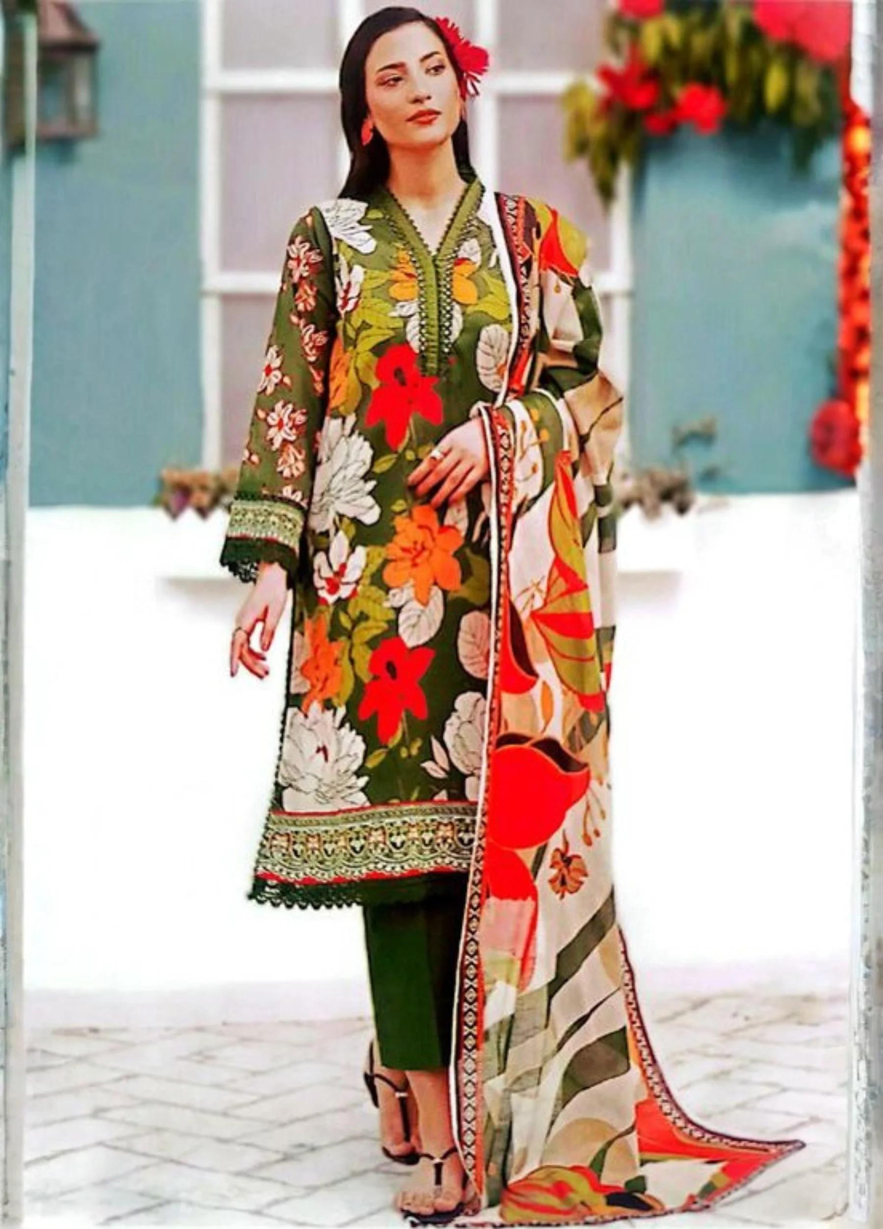 Rangreza Unstitched 3 Piece Lawn Collection – Article 02