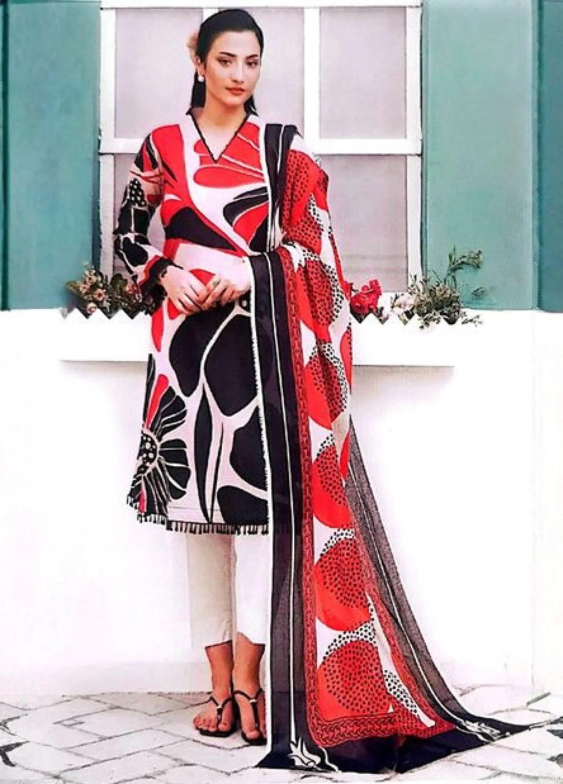 Rangreza Unstitched 3 Piece Lawn Collection – Article 07