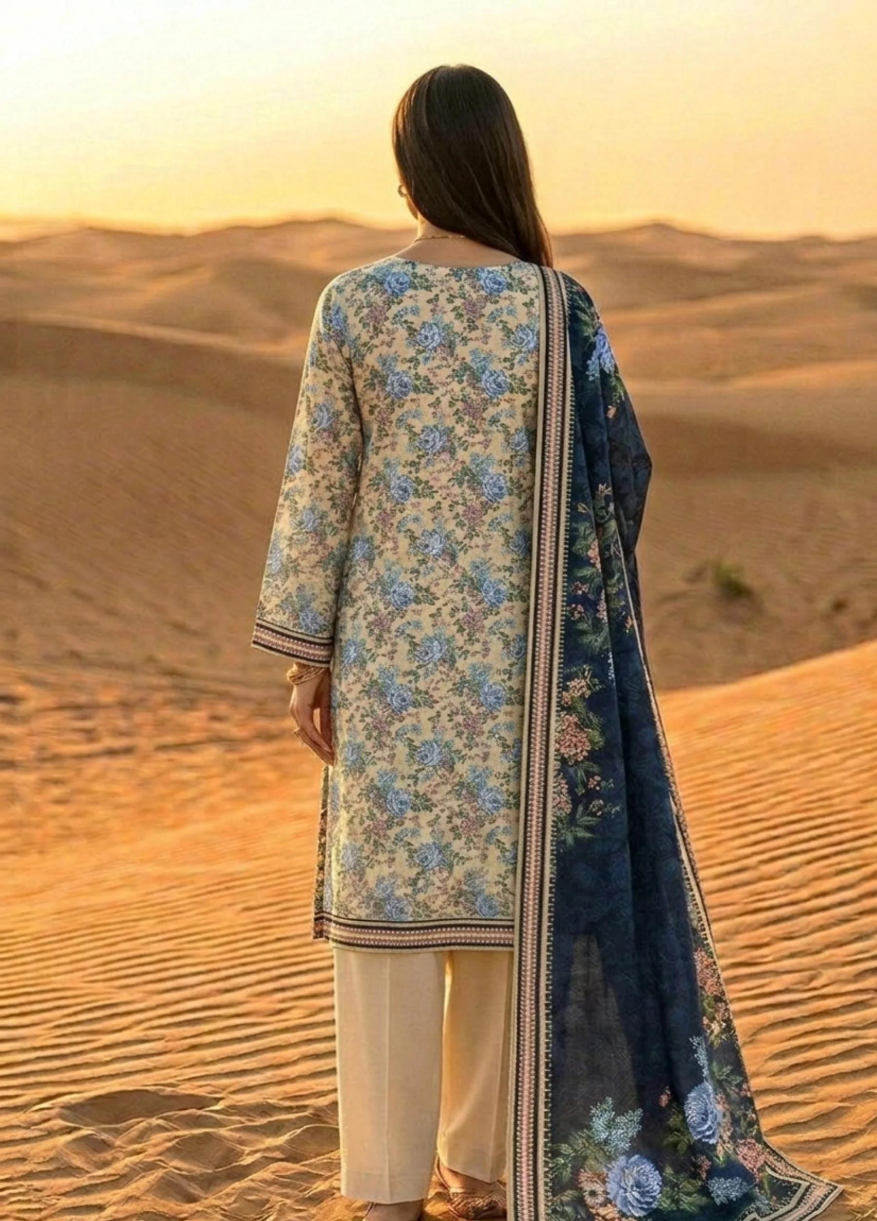 Janan Lawn Collection 2026 Printed 3 Piece Suit Vol 5 Article 02 - Image 3