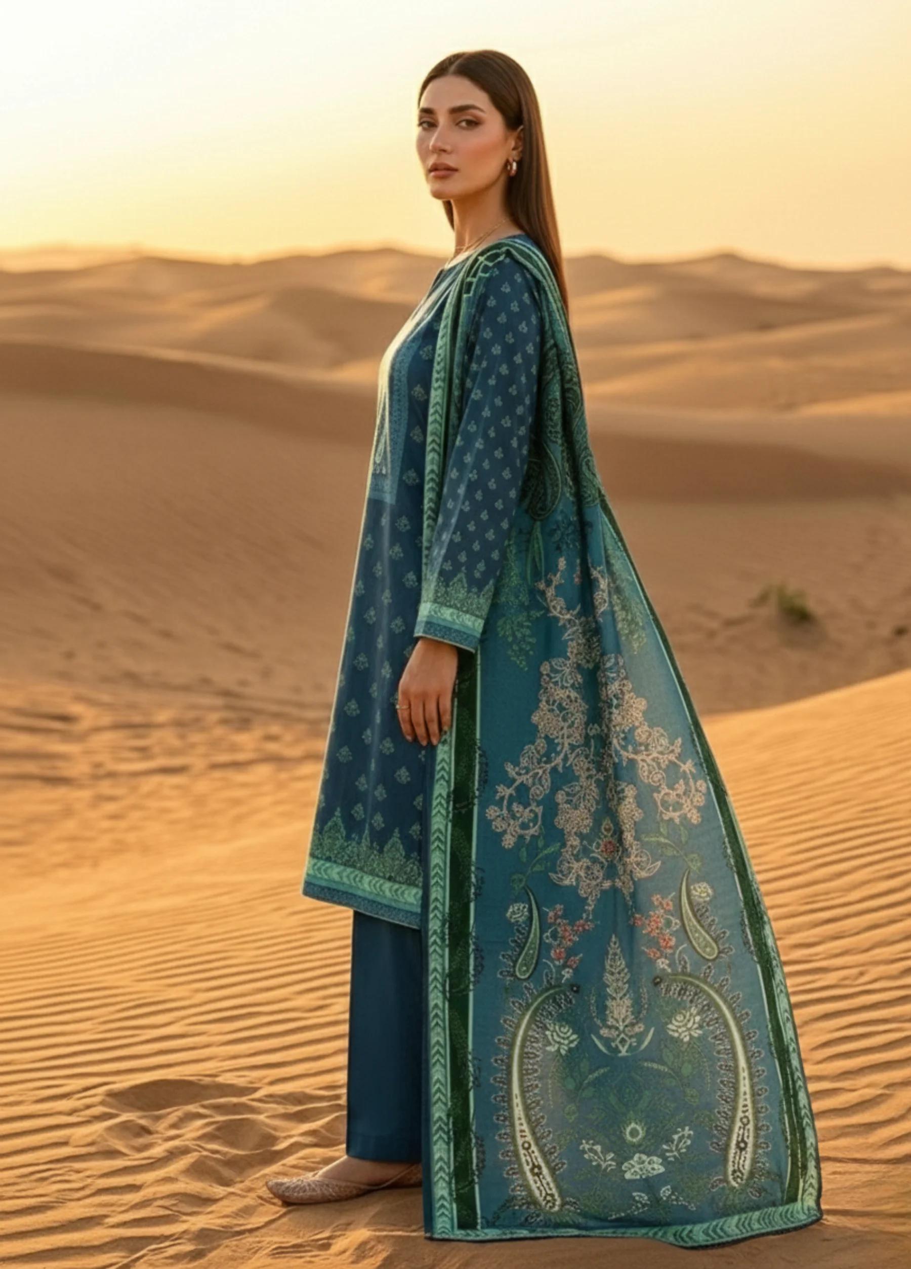 Janan Lawn Collection 2026 Printed 3 Piece Suit Vol 5 Article 06